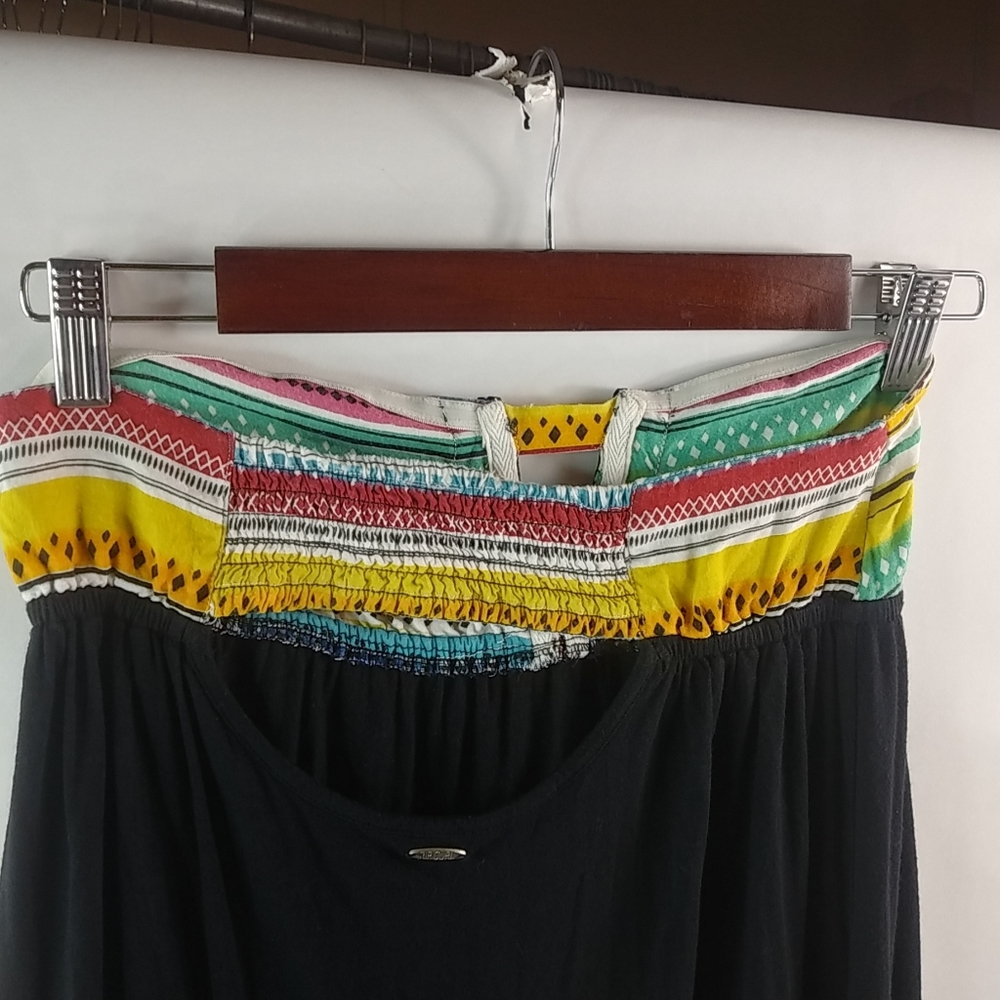 Rip Curl S Black Strapless Maxi Dress - image 3